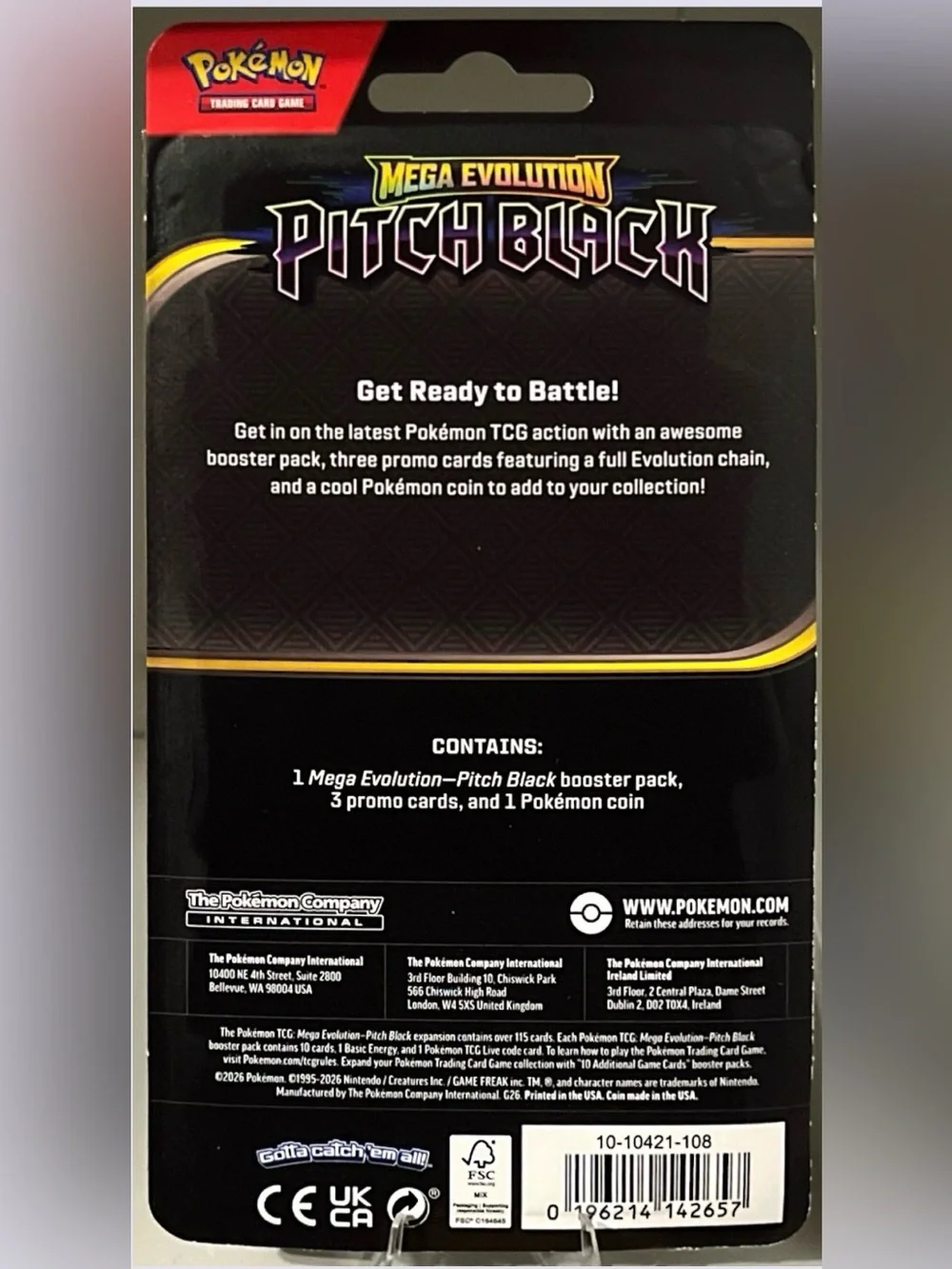 Pokémon TCG: Mega Evolution Pitch Black - Single Blister (LUXRAY)